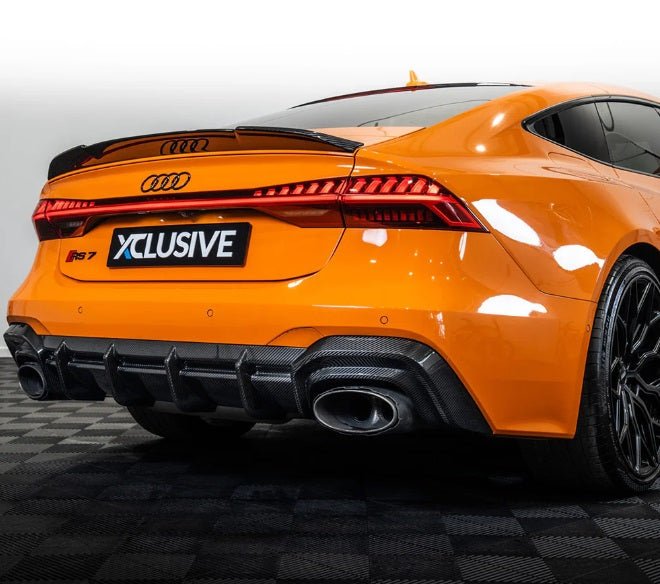 Load image into Gallery viewer, Audi RS7 (2021+, C8) Carbon Fiber Rear Spoiler - FSPE
