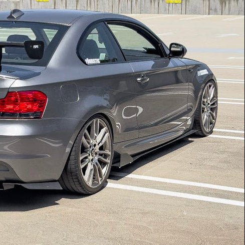 BMW 128i / 135i (2007 - 2013) E82 Aluminum Side Skirt Extensions V1 & V2 - FSPE