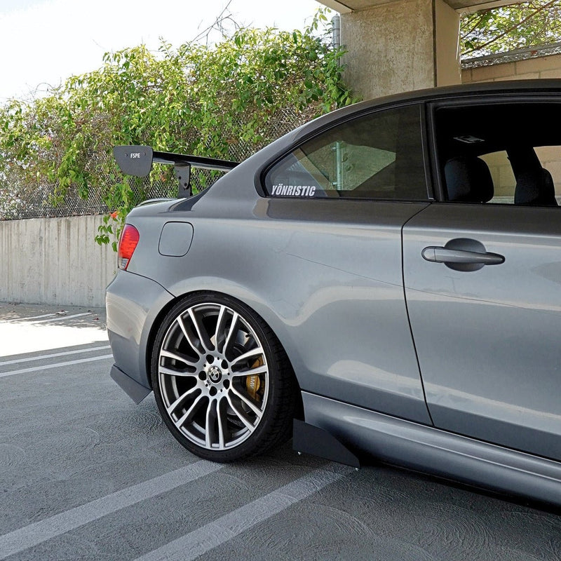 Load image into Gallery viewer, BMW 128i / 135i (2007 - 2013) E82 Aluminum Side Skirt Extensions V1 &amp; V2 - FSPE

