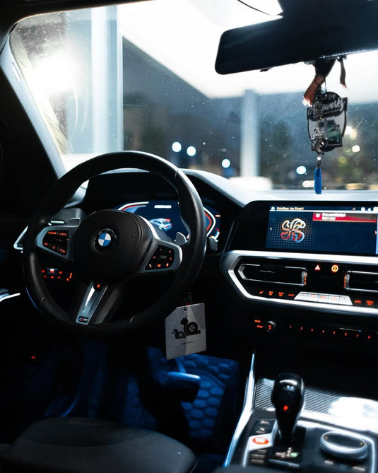 BMW 3 Series F30 (2011 - 2019) Carbon Fiber Floor Mats - FSPE
