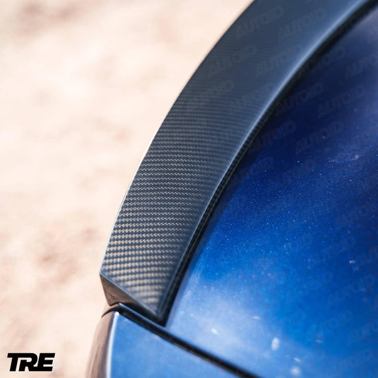 BMW 4 - Series / M4 (2021 - 25 G22 / G82) Carbon Fiber Competition Rear Spoiler - FSPE