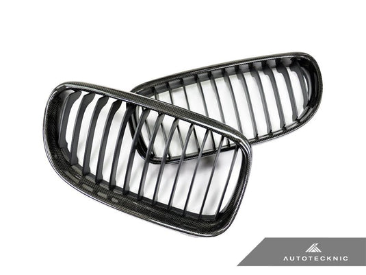 BMW E90/ E91 3 - Series LCI - Carbon Fiber Front Grille Set - FSPE