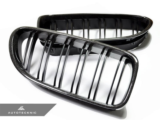 BMW F06/ F12/F13 | 6 Series & M6 - Dual - Slats Carbon Fiber Front Grille Set - FSPE