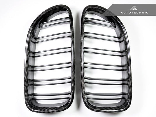 BMW F06/ F12/F13 | 6 Series & M6 - Dual - Slats Carbon Fiber Front Grille Set - FSPE