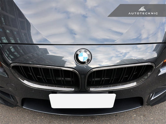BMW F06/ F12/F13 | 6 Series & M6 - Dual - Slats Carbon Fiber Front Grille Set - FSPE
