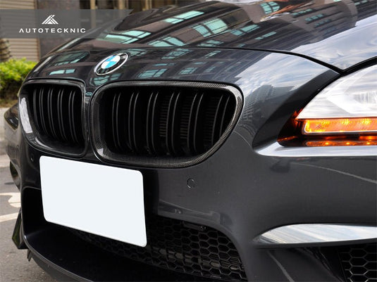 BMW F06/ F12/F13 | 6 Series & M6 - Dual - Slats Carbon Fiber Front Grille Set - FSPE