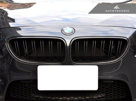 BMW F06/ F12/F13 | 6 Series & M6 - Dual - Slats Carbon Fiber Front Grille Set - FSPE