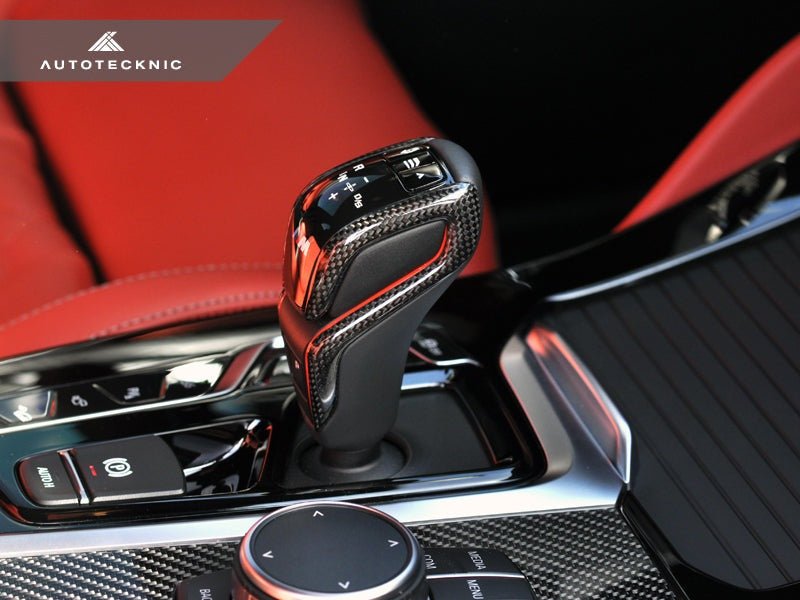 Load image into Gallery viewer, BMW F90 M5 - Carbon Fiber Gear Selector Side Covers - FSPE
