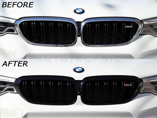 BMW F90 M5 - Gloss Black Front Grille Surround Set - FSPE