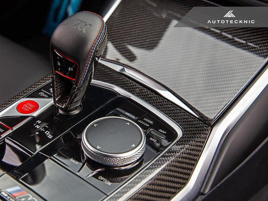 BMW F91/ F92/ F93 M8 - Dry Carbon Gear Selector Cover - FSPE