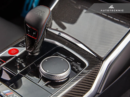 BMW F95 X5M | F96 X6M - Dry Carbon Gear Selector Cover - FSPE