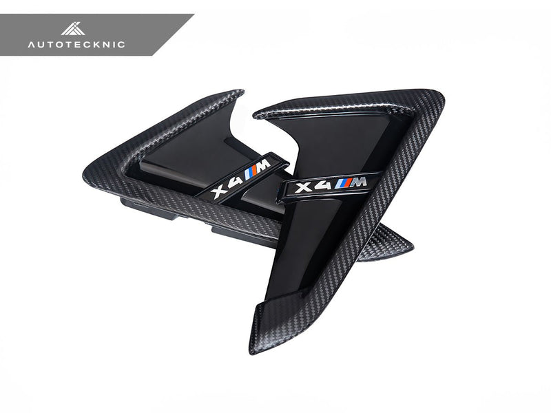 Load image into Gallery viewer, BMW F97 X3M | F98 X4M - Dry Carbon Gloss Black Fender Trim Set - FSPE
