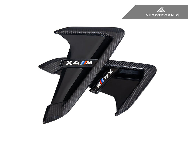 Load image into Gallery viewer, BMW F97 X3M | F98 X4M - Dry Carbon Gloss Black Fender Trim Set - FSPE
