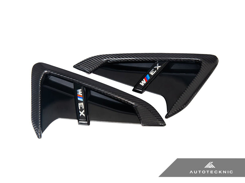 Load image into Gallery viewer, BMW F97 X3M | F98 X4M - Dry Carbon Gloss Black Fender Trim Set - FSPE
