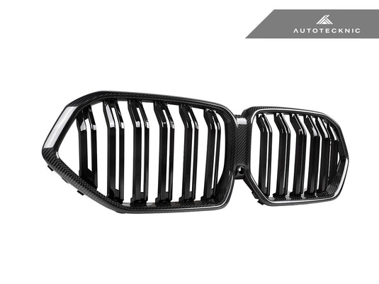 BMW G06 X6 LCI - Dual - Slat Carbon Fiber Front Grilles - FSPE