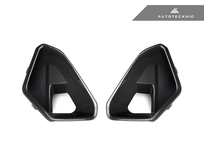 BMW G06 X6 M - Sport LCI - Carbon Fiber Front Bumper Air Vent Set - FSPE