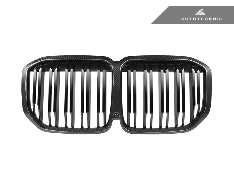 Load image into Gallery viewer, BMW G07 X7 Pre - LCI - Dual - Slats Dry Carbon Front Grilles - FSPE
