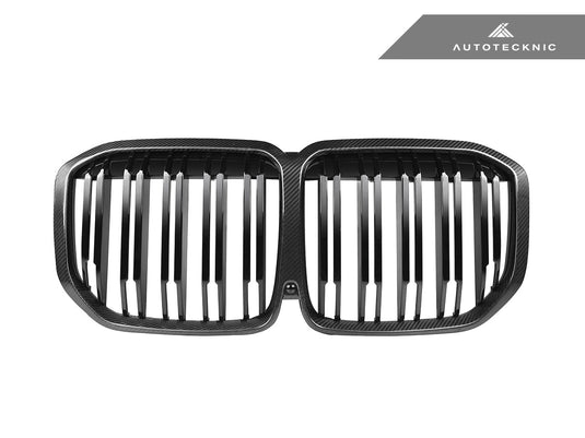 BMW G07 X7 Pre - LCI - Dual - Slats Dry Carbon Front Grilles - FSPE