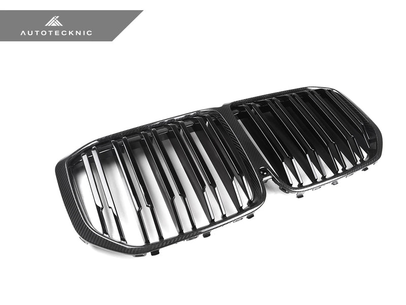 Load image into Gallery viewer, BMW G07 X7 Pre - LCI - Dual - Slats Dry Carbon Front Grilles - FSPE
