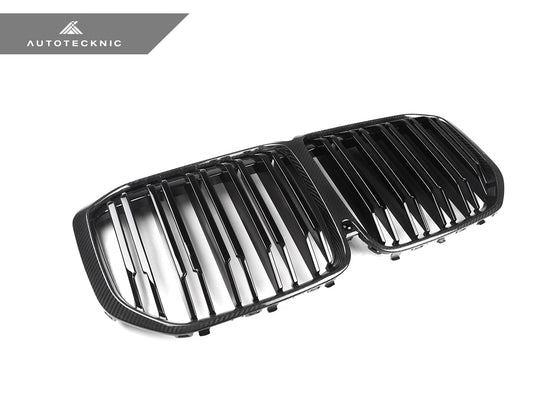 BMW G07 X7 Pre - LCI - Dual - Slats Dry Carbon Front Grilles - FSPE