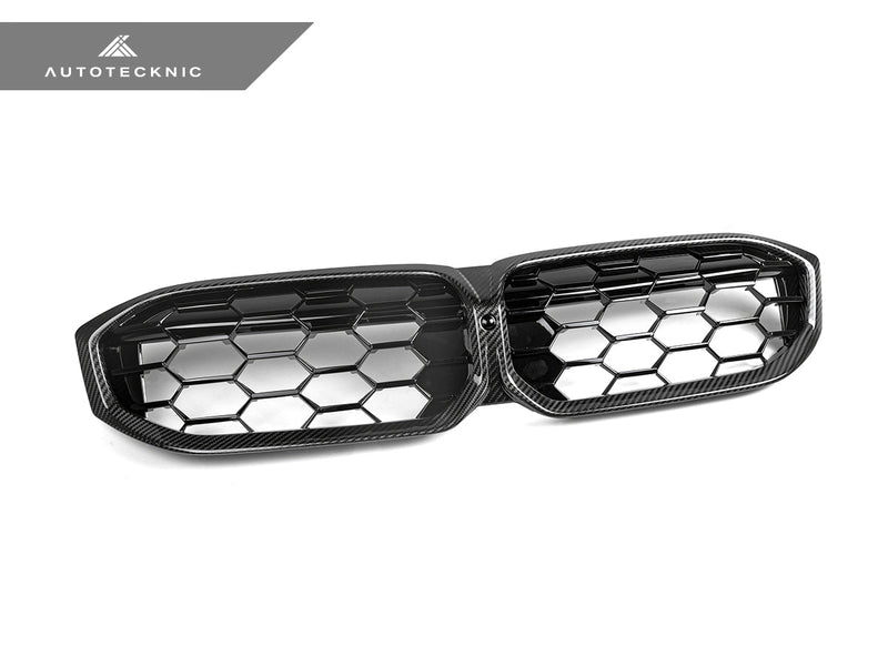 Load image into Gallery viewer, BMW G20 3 - Series LCI - Dry Carbon Fiber Honeycomb Front Grilles - FSPE
