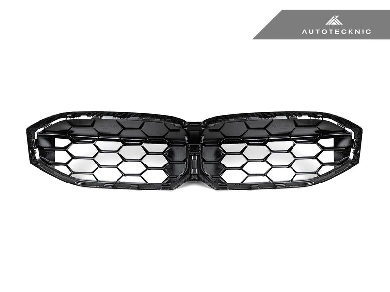 Load image into Gallery viewer, BMW G20 3 - Series LCI - Dry Carbon Fiber Honeycomb Front Grilles - FSPE
