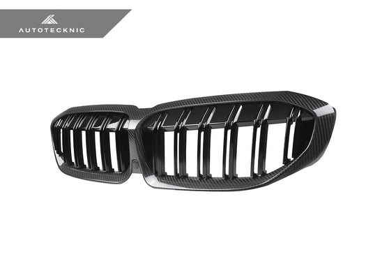 BMW G20 3 - Series Pre - LCI - Dry Carbon Fiber Dual - Slats Front Grilles - FSPE