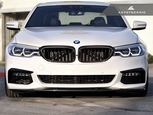 BMW G30 5 - Series - Dry Carbon Fiber Front Grille Covers - FSPE