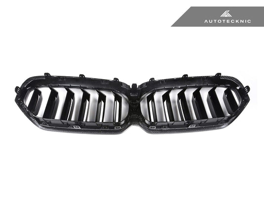 BMW G30 5 - Series LCI - Dry Carbon Fiber Dual - Slats Front Grilles - FSPE