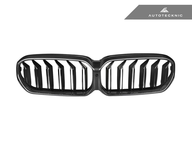 Load image into Gallery viewer, BMW G30 5 - Series LCI - Dry Carbon Fiber Dual - Slats Front Grilles - FSPE
