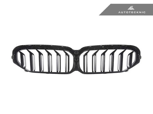 BMW G30 5 - Series LCI - Dry Carbon Fiber Dual - Slats Front Grilles - FSPE