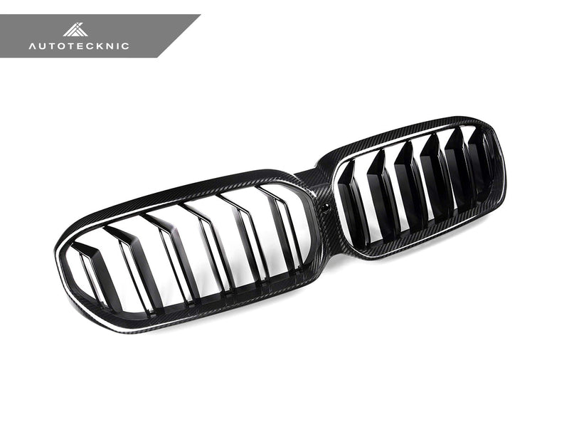 Load image into Gallery viewer, BMW G30 5 - Series LCI - Dry Carbon Fiber Dual - Slats Front Grilles - FSPE
