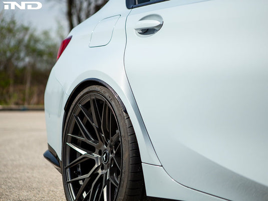 BMW G80 M3 - Carbon Fiber Rear Wheel Arch Extension Set - FSPE