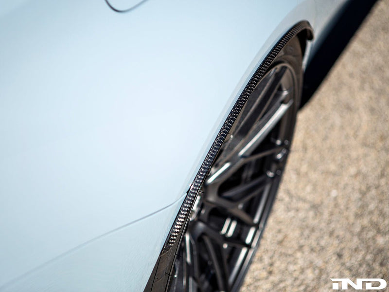 Load image into Gallery viewer, BMW G80 M3 - Carbon Fiber Rear Wheel Arch Extension Set - FSPE
