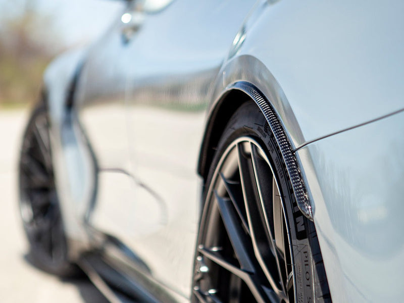 Load image into Gallery viewer, BMW G80 M3 - Carbon Fiber Rear Wheel Arch Extension Set - FSPE
