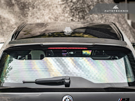 BMW G81 M3 - Dry Carbon Roof Spoiler Add - On - FSPE