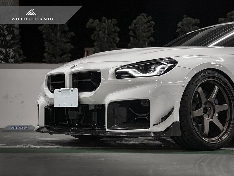 Load image into Gallery viewer, BMW G87 M2 - Dry Carbon Podium Front Grilles - FSPE
