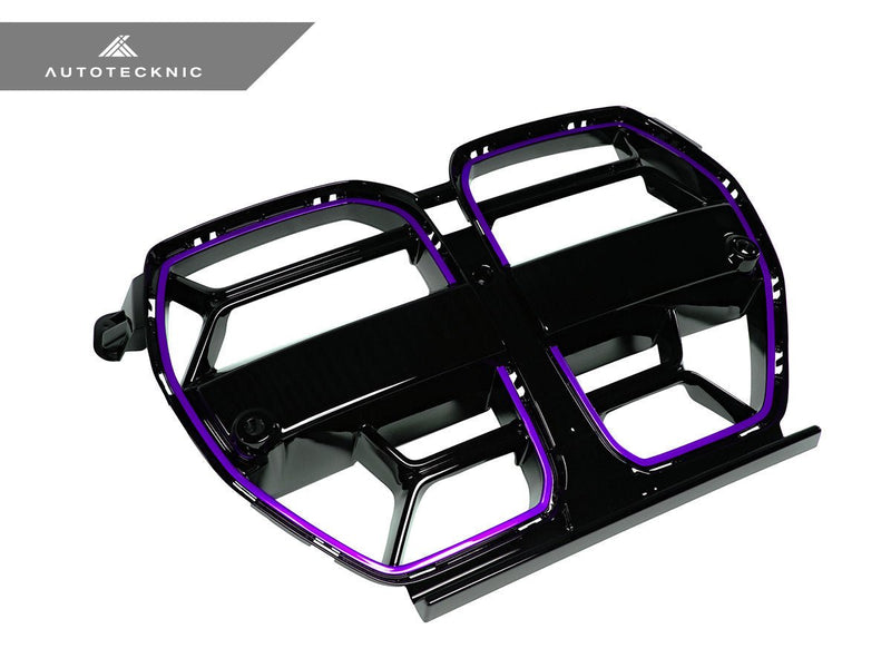 Load image into Gallery viewer, BMW G8X M3/M4 Competizione Sport Gloss Black Front Grilles - FSPE
