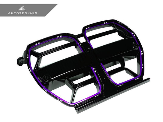 BMW G8X M3/M4 Competizione Sport Gloss Black Front Grilles - FSPE