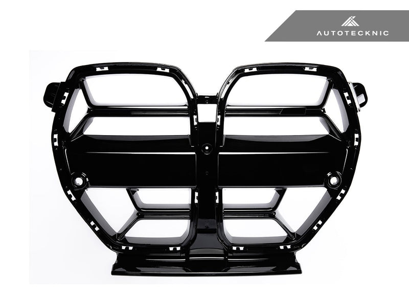 Load image into Gallery viewer, BMW G8X M3/M4 Competizione Sport Gloss Black Front Grilles - FSPE

