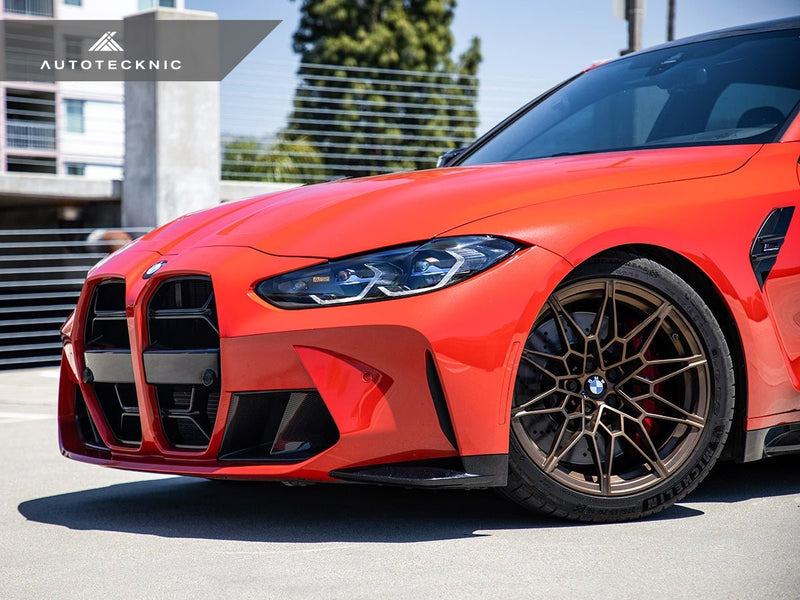 Load image into Gallery viewer, BMW G8X M3/M4 Competizione Sport Gloss Black Front Grilles - FSPE
