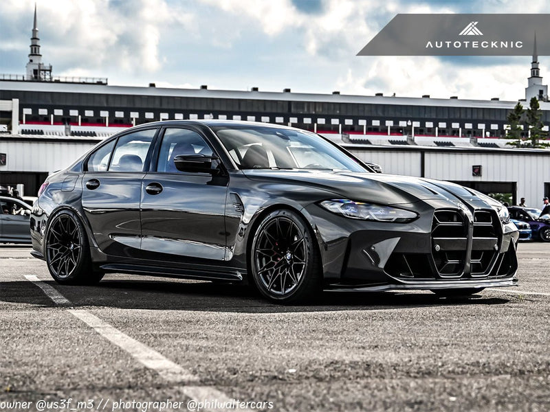 Load image into Gallery viewer, BMW G8X M3/M4 Competizione Sport Gloss Black Front Grilles - FSPE
