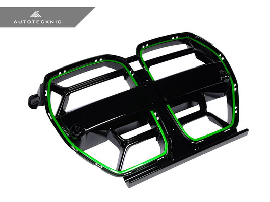 BMW G8X M3/M4 Competizione Sport Gloss Black Front Grilles - FSPE