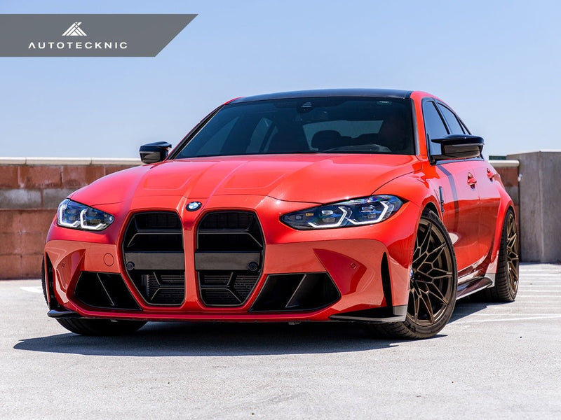 Load image into Gallery viewer, BMW G8X M3/M4 Competizione Sport Gloss Black Front Grilles - FSPE
