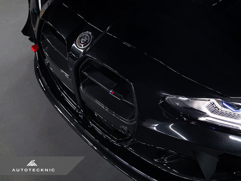 Load image into Gallery viewer, BMW G8X M3/M4 - Dry Carbon Avanzato Front Grilles - FSPE
