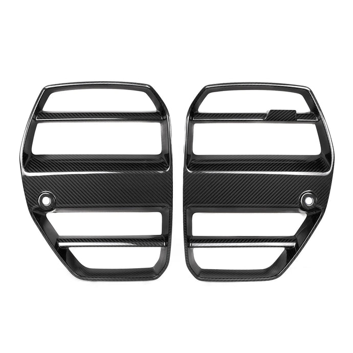 BMW M3 G80/G81, M4 G82/G83Carbon Fiber GT Front Kidney Grilles - FSPE