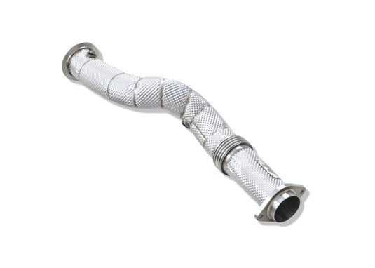 BMW S58 3.5'' Maxflow Downpipes w/ Heatshield for G8X M3 M4 & G87 M2 - FSPE