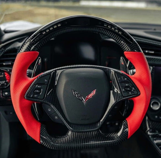 Chevrolet Corvette C7 (2014 - 2019) Steering Wheel (Button Surround Trims Included) - FSPE