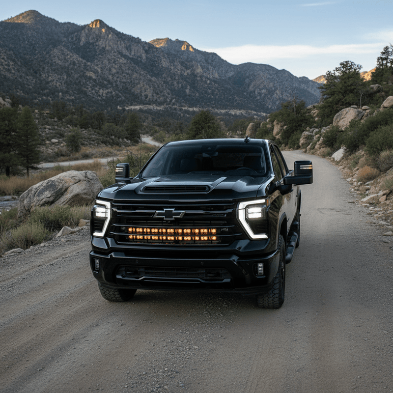 Load image into Gallery viewer, Chevrolet Silverado 2500/3500HD Dual 40 - Inch Light Bars (2020 - 2026) - PRO - FSPE
