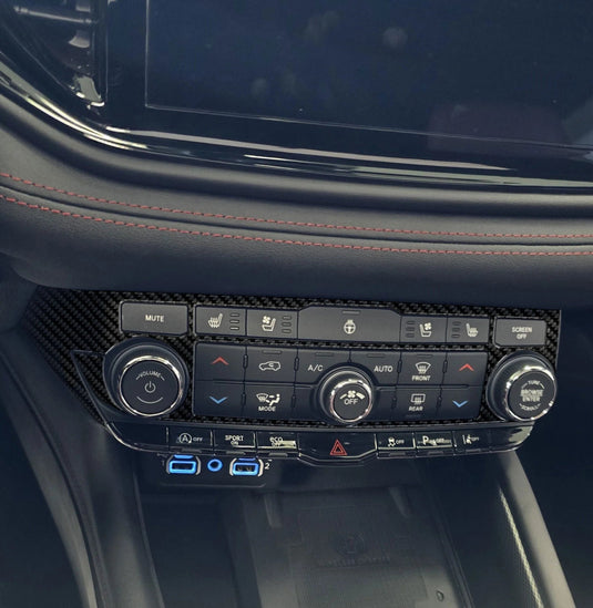 Dodge Durango (2021 - 2025) Carbon Fiber Climate Control - FSPE